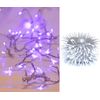 Luces Navidad Micro 500l Led Azul  Cable Blanco Exterior Ip44 31v 39.92m