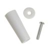 Tope Persiana Con Tornillo 60 Mm Blanco - Neoferr..