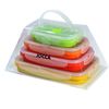 Set De 4 Recipientes De Silicona Plegables Jocca