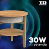 Mesa Altavoz Bluetooth De 30w Con Batería De 2200mah, Madera De Cerezo - Td Systems Sm30b11wc8b