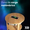 Mesa Altavoz Bluetooth De 30w Con Batería De 2200mah, Madera De Cerezo - Td Systems Sm30b11wc8b