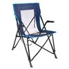 Silla De Camping Azul Oscuro Acero De 90x56x74 Cm