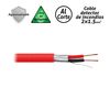 Cable Para Detector De Incendios 2x1.5mm2 Apantallado