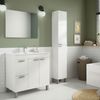 Mueble De Baño Aktiva Blanco Brillo80 X 80 X 45 Cm