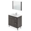 Mueble De Baño Aktiva Ceniza80 X 80 X 45 Cm