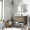 Mueble De Baño Con Espejo Cotton 2 Puertas Cm