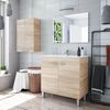 Columna De Baño Koncept Con 1 Puerta En Color Roble Canadian 182x30x25 Cm