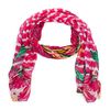 Pañuelo Foulard De Mujer Estampado De Viscosa. Diseño Esclusivo. 27902 Rojo