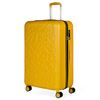 Maleta De Viaje Grande Abs Trolley 70cm 4 Ruedas Dobles Candado Tsa. 171170 Mostaza