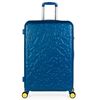 Maleta De Viaje Grande Abs Trolley 70cm 4 Ruedas Dobles Candado Tsa. 171170 Azul