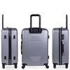 Maleta De Viaje Mediana Abs Texturizado Trolley 60cm Rígido 71160 Plata