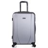 Maleta De Viaje Mediana Abs Texturizado Trolley 60cm Rígido 71160 Plata