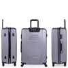 Maleta De Viaje Grande Abs Texturizado Trolley 70cm Xl 71170 Plata