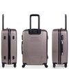 Maleta De Viaje Mediana Abs Texturizado Trolley 60cm Rígido 71160 Champagne