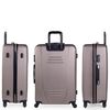 Maleta De Viaje Grande Abs Texturizado Trolley 70cm Xl 71170 Champagne