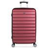 Maleta De Viaje Grande Expandible Abs Trolley 70cm Xl 4 Ruedas Dobles Simoa 71270 Granate