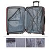 Maleta De Viaje Grande Expandible Abs Trolley 70cm Xl 4 Ruedas Dobles Simoa 71270 Granate