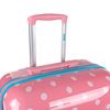 Maleta De Viaje Grande Policarbonato Trolley 60cm Candado Integrado 66460 Rosa