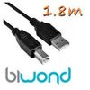 Cable Usb 2.0 Impresora 1.8m Biwond