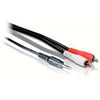 Cable Audio Jack 3.5mm 2 X Rca Stereo 1m Biwond