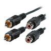 Cable 2 Rca Macho/2 Rca Hembra 3m Biwond