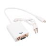 Conversor Mini Hdmi A Svga+audio C/m-svga/h+3.5/h 10cm+1m Blanco