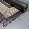 Alfombra Vinílica Alta Gama, Alfombra Pvc Antideslizante E Impermeable , Para Interior Y Exterior Rectángulos Marrón, 160 X 230cm