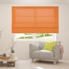 Estor Plegable Con Varillas, Estor Textil Traslúcido Naranja, 60 X 175 Cm