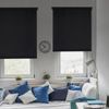 Estor Opaco Moon, Estor Enrollable Blackout Negro, 45 X 180 Cm