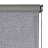 Estor Opaco Estores Enrollables Blackout Premium Con Acabados En Aluminio Gris 80 X 250 Cm