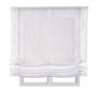 Estores Plegables Estor Paqueto Liso Sin Varillas Para Ventanas Blanco 90x175 Cm