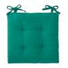 Cojines Decorativo ​algodón De Asiento 40x40x5cm Pack De 2unds Color Verde Oscuro