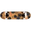 Bestial Wolf Madness Skateboard High Pro, Madera / Negro / Rojo