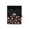 Mickey Mouse True-diario Con Llave, Negro