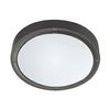 Plafón Basic Aluminium Ip65 Leds-c4 15-9835-34-m1   Gris Urbano