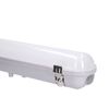 Leds·c4 Plafon Ip65 Solid 1560mm Led 43w 4000k Gris 4666lm