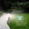 Forlight Koral Baliza Exterior De Jardín Resistente Al Agua Ip55. Poste De Luz. Lámpara Bolardo De Acero Inoxidable 23w.