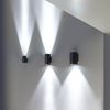 Aplique De Pared Led Cosmos Fixture Doble Cara 10,5w Leds-c4 05-9953-z5-cl Blanco Cálido 3000k Negro