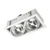 Leds·c4 Downlight Multidir Double Led 324mm Trim 100w Gris Ip23 978lm