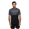 Camiseta Drop Shot Tech Ancor Hombre Negro Carbon