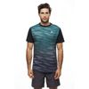 Camiseta Drop Shot Artemis Print Hombre Verde Oscuro