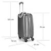 Maleta Grande 4 Ruedas 360º Equipaje Grande Para Viajar 76cm Negro