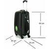 Maleta 4 Ruedas 360º Equipaje Para Facturar Viajar Viaje 65x45x35cm Negro