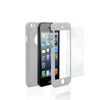 Funda De Protección 360 Con Cristal Templado Para Iphone 5 Plata