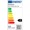 Luminaria Led 13w 1.300lm 6000ºk T5 90cm 40.000h [gr-t5dg13w-cw]