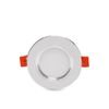 Foco Downlight Led 5w  400lm 4200ºk Aro Plateado 40.000h [pce-dl5w-p-w]