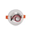 Foco Downlight Led 3w 240lm 6000ºk Aro Plateado 40.000h [pce-dl3w-p-cw]