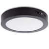 Plafón Led 18w 1450lm  4200ºk Circular Negro 40.000h [ho-jm18wr-b-w]