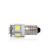 Bombilla Led E10 1w  83lm 3000ºk 12vdc  40.000h [ca-e10-5md5050-ww]