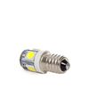 Bombilla Led E10 1w  83lm 3000ºk 12vdc  40.000h [ca-e10-5md5050-ww]